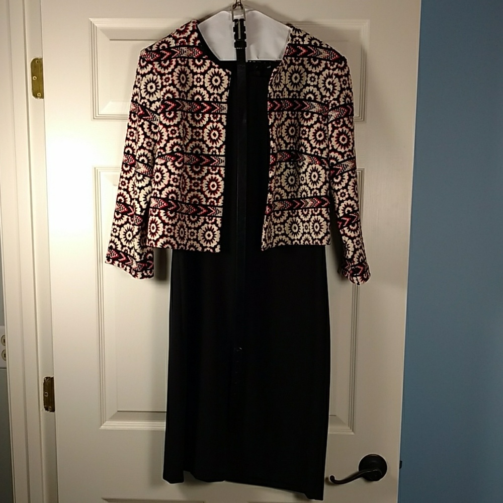 Dress & matching coat (with belt)